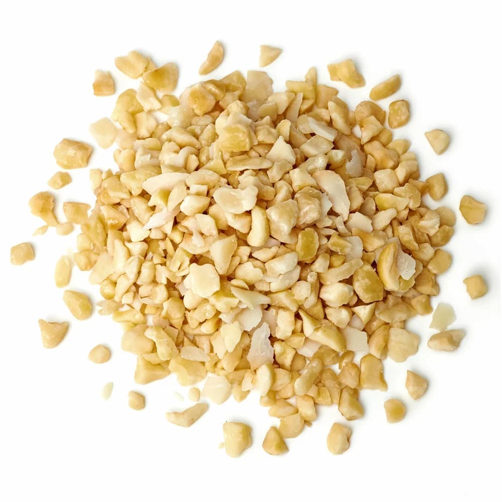 Style 6 medium macadamia chips 6-9mm perfect for ice cream granola and bakery products